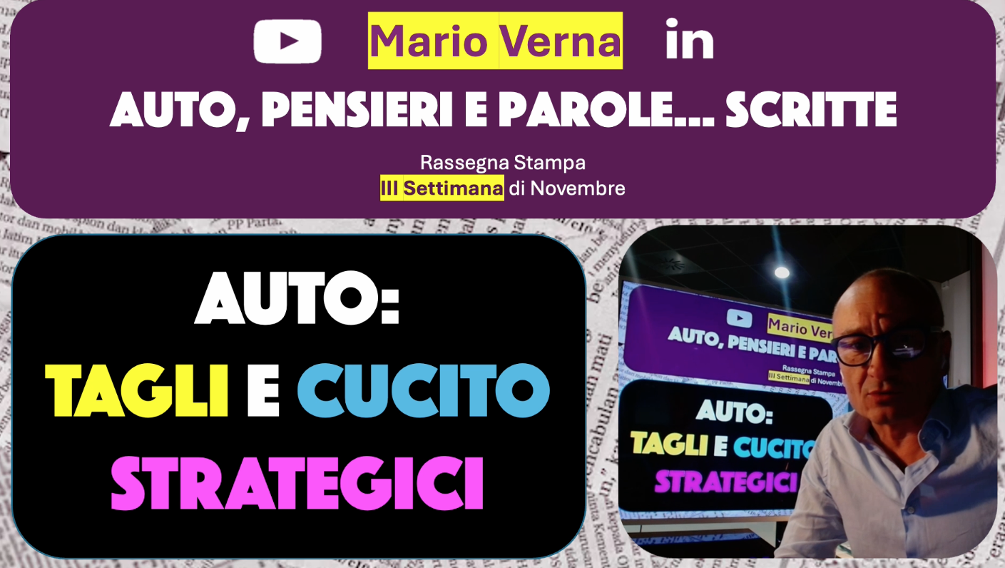 La rassegna stampa di Mario Verna: più tagli che cucito...