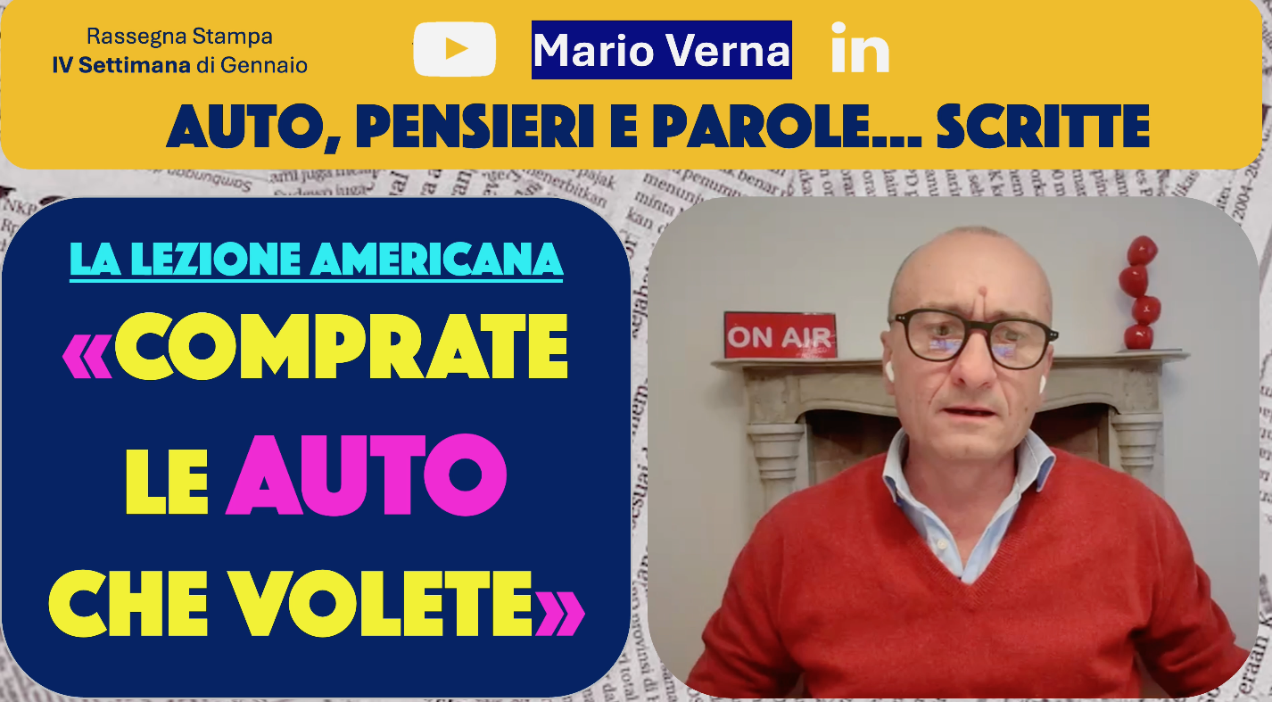Pensieri e parole… scritte: comprate l’auto che volete