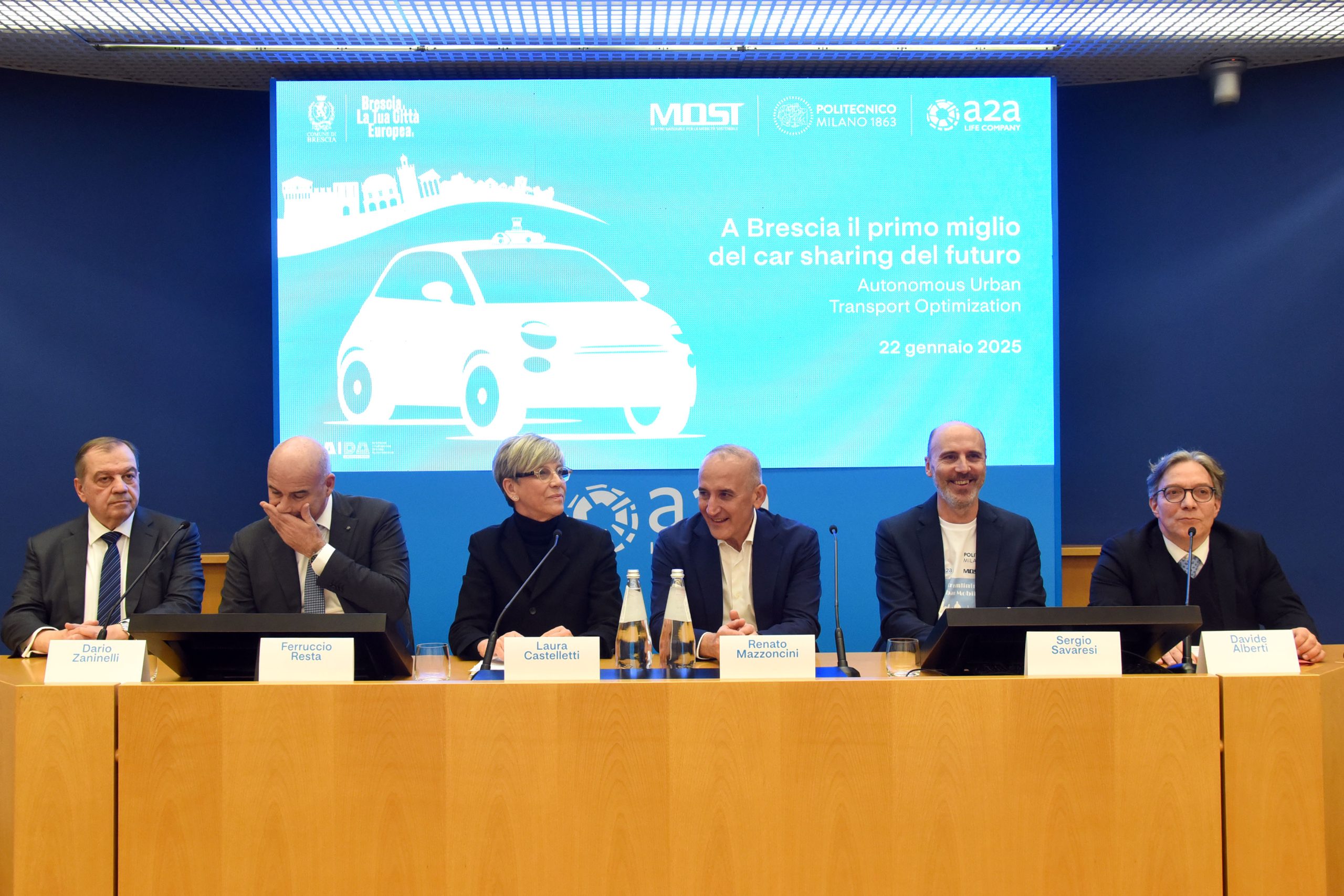 Car-sharing a guida autonoma: a Brescia il futuro si presenta