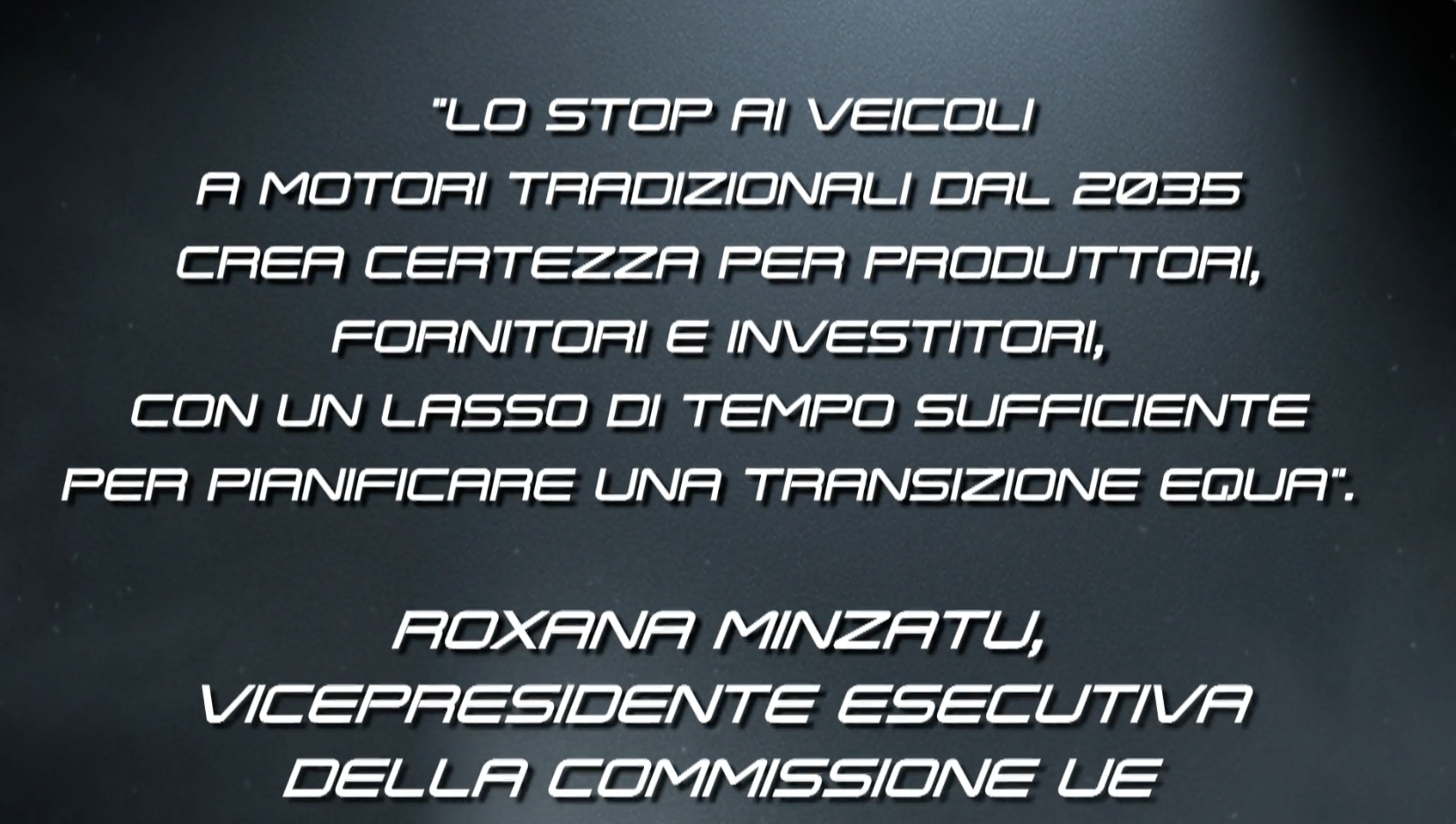 Roxana Minzatu (Commissione UE) parla: Automotive World commenta
