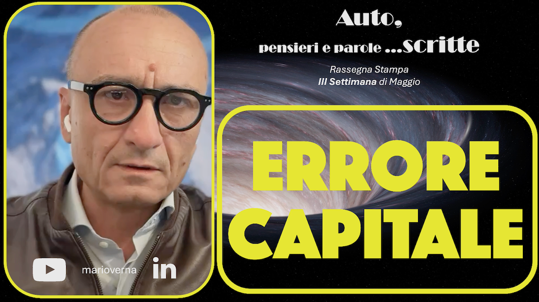Auto, pensieri e parole… scritte: errore capitale
