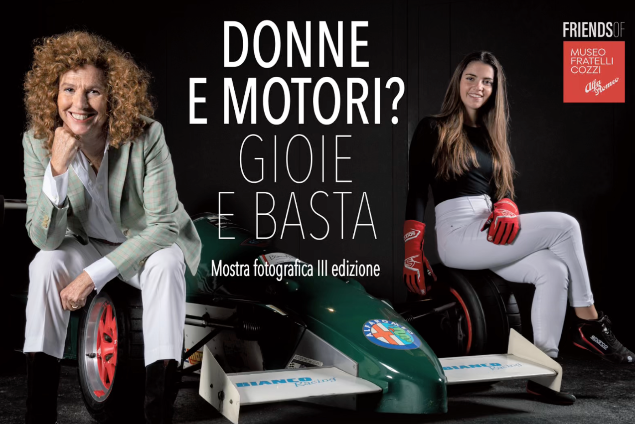Museo Fratelli Cozzi: la mostra itinerante "Donne e motori? Gioie e basta"