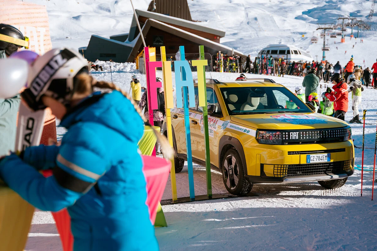 FIAT Vertical Winter Tour 2026: Grande Panda protagonista