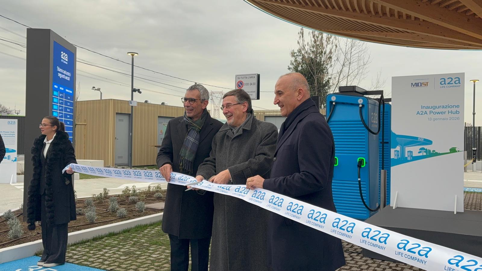 A2A E-Mobility: a Monza inaugurato il primo Power Hub