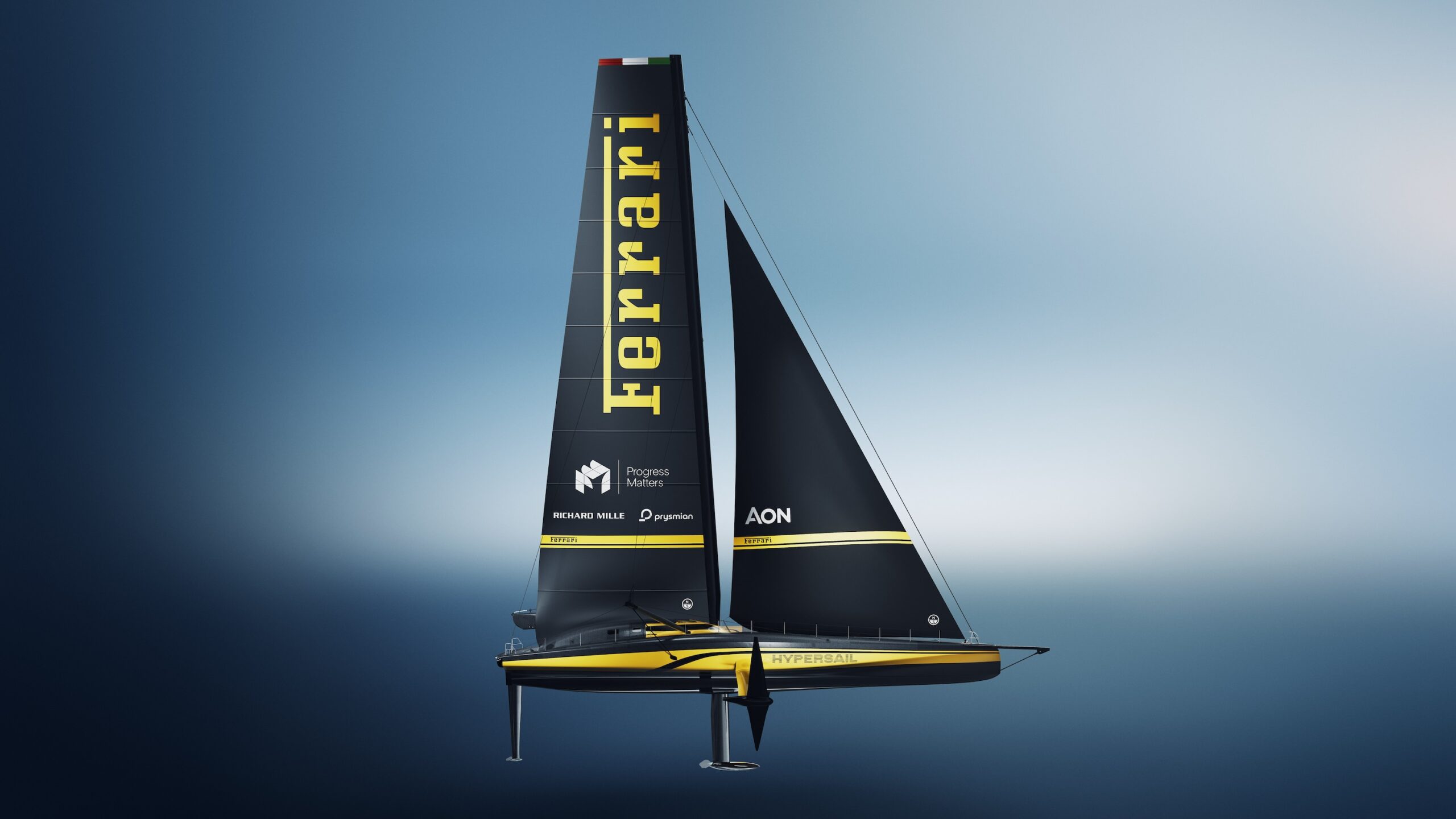 Hypersail: il monoscafo "volante" della Ferrari
